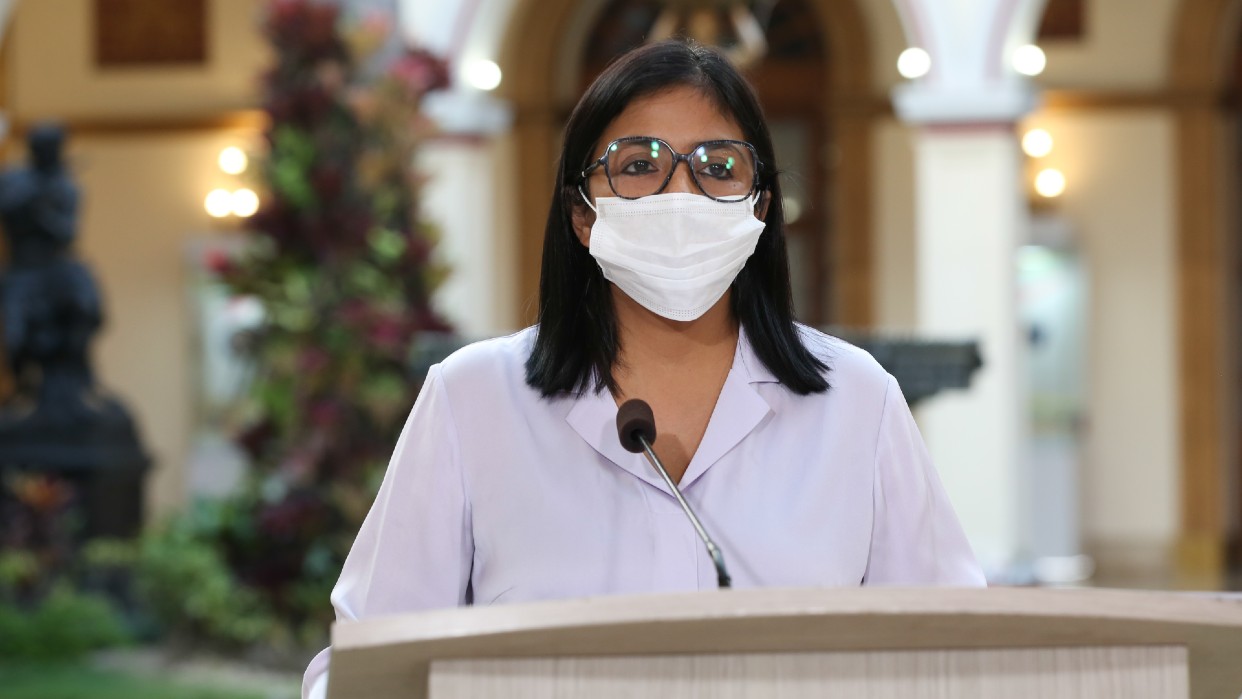 delcy-rodriguez-declarando-desde-miraflores--foto-prensa-miraflores-51419 vicepresidenta