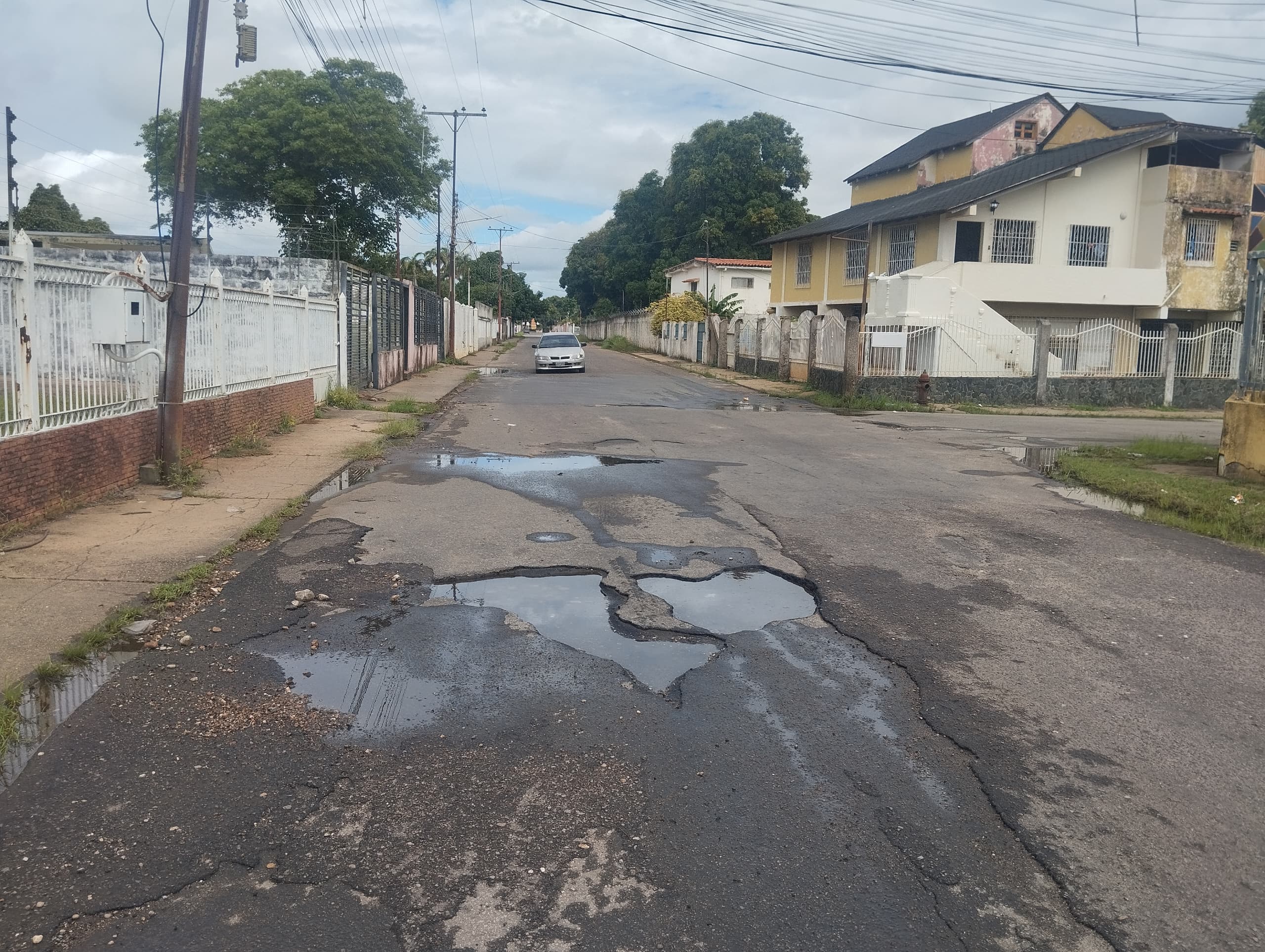 Vecinos denuncian deterioro vial en la calle Naiguatá