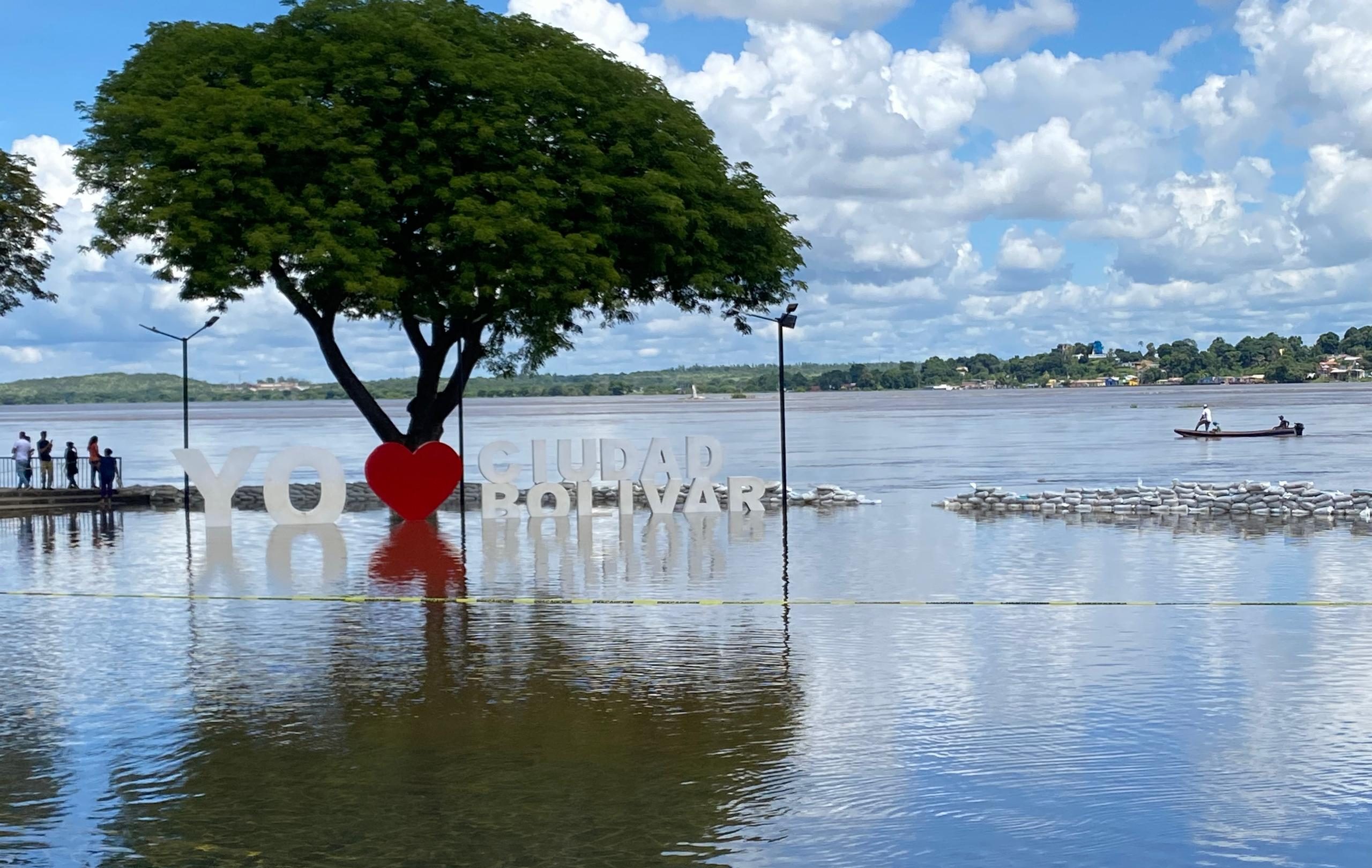 Nivel del río Orinoco entra en alerta roja este domingo en Ciudad Bolívar